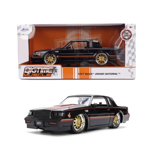 Auto de metal fundido Jada Buick Grand National 1987 a escala 1:24