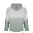 thumbnail image 4 of JWZUY Men's Casual Stylish Gradient 3D Graphic Jacket Versatile Hipster Outdoor Athletic Hoodie Double Zip Long Sleeve Drawstring Sweatshirt with Pockets Army Green 4XL, 4 of 5