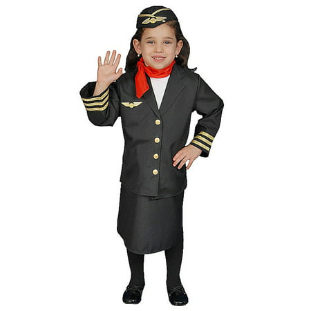Dress Up America 366-L Flight Attendant Set Costume - Size Large