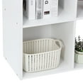 ZENSTYLE 9Cube Wooden Vertical Unit Storage Organizer, White