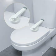 Baby Safety Toilet Lock - 2 Pack Baby Proof Toilet Lock Child Safety No Tools Needed Easy Installation with Strong Adhesive, Toilet Lid Lock Fit for Most Standard.
