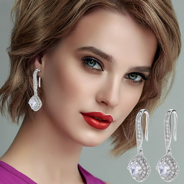 Xihbxyly Pendientes con Borlas, Elegante Diseño de Perla con Piedras Preciosas Brillantes, Estilo Versátil para Cualquier Atuendo, Regalo Especial para Ocasiones Especiales, Perfecto para Mujeres, El
