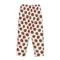 thumbnail image 3 of Lsque Hand Drawn Strawberry Print Women's Pajama Pants, Lounge Pant - Comfortable Home Wear,Elastic Waistband, Stylish Design-Large, 3 of 9