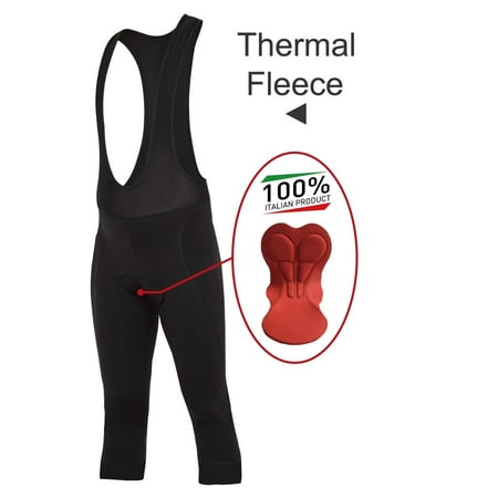 Rs Bib Knicker - Ceroti | Custom Apparel Service | ?PRO+ Class? Men's Cycling Bib Knickers 3/4 Legging, Cycling Bibs,Cycling Shorts, Cycling Tights Bike Bibs for Cold Winter & Early Spring black XX-Large