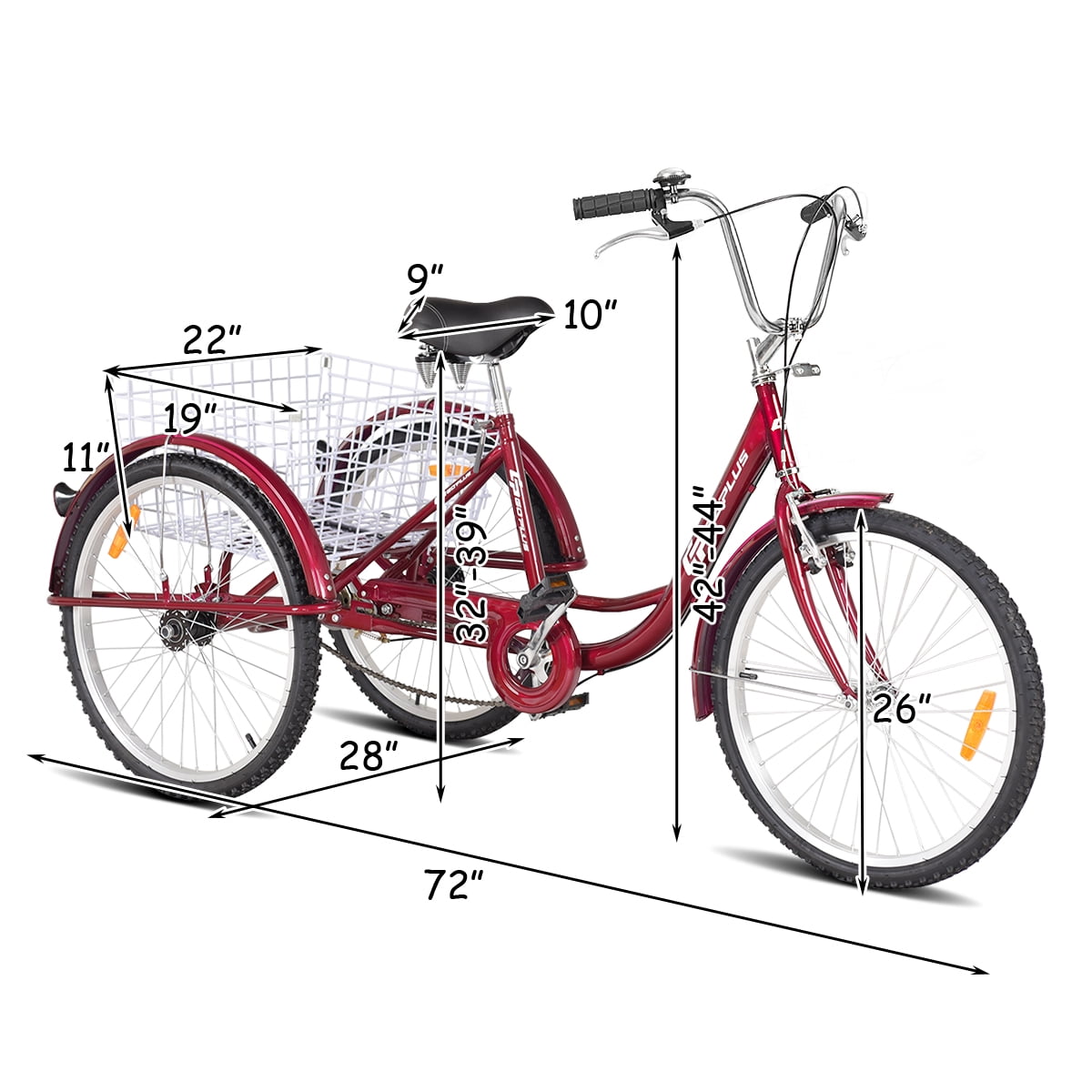 goplus adult tricycle
