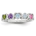 thumbnail image 2 of Sterling Silver Rhodium-plated Family Jewelry Mounting Size 8, 2 of 3