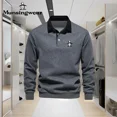 thumbnail image 3 of Polo de Golf à Manches Longues Automne Hiver pour Hommes, Col Polo Classique Décontracté, Taille 8 S, 3 of 6