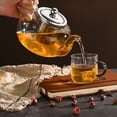 thumbnail image 6 of Fox Run Glass Teapot with Infuser, 4 Cup Clear Tea Pot with Smooth Pouring Spout, 4.3" x 4.1", 6 of 10