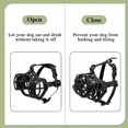 thumbnail image 3 of Dog Muzzle, Breathable Basket Muzzle Anti Biting Chewing For Dog, Dog Adjustable Silicone Soft Training Muzzle, 3 of 5