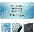 thumbnail image 3 of 4-in-1 Large Gaming Mouse Pad, Keyboard Wrist Rest Pad & Wrist Support Mousepad Set, Extended Desk Pad Waterproof Desk Mat for Home Office Study Game - Stay Positive, 3 of 7