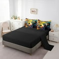 thumbnail image 5 of Homewish Kids Teenagers Sport Soccer Print Twin Bedding Sets 7-Piece,Abstract Football Gamer Bedding Comforter Set Microfiber,Watercolor Graffiti Splash Breathable Sheet Sets, 5 of 8