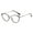 Tea ball soup, variant on Cat's Eye flat mirror can be equipped with myopia frame polarized lens-Transparent silver