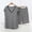 White plus size shorts set a1, variant on Cagogo Women Plus Size 2 Piece Shorts Set V Neck Short Sleeve Tshirt Elastic Waisted Shorts Loose Casual Lounge Sets Striped Summer Cruise Airport Outfit Clothes, Khaki S
