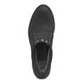thumbnail image 3 of MOOTSIES TOOTSIES Womens Black Padded Kira Almond Toe Block Heel Slip On Leather Flats 8, 3 of 4