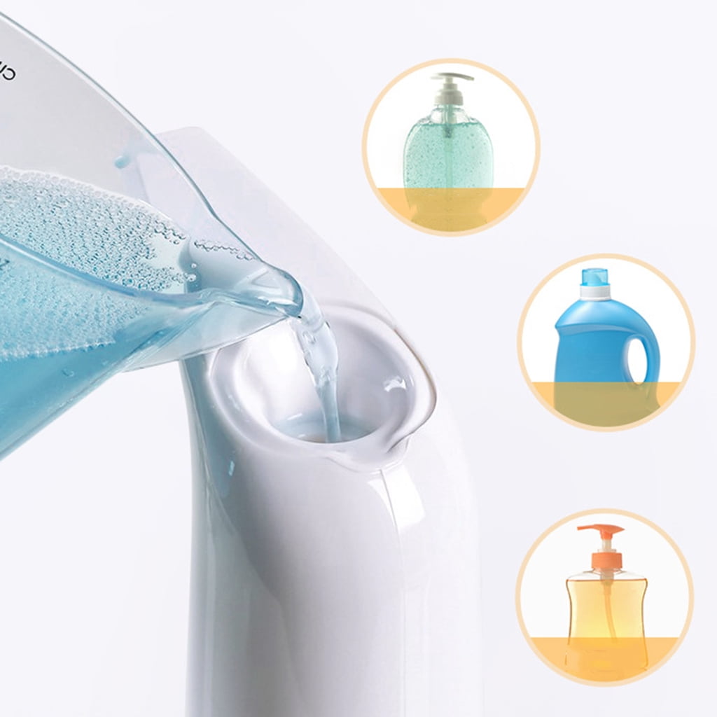 400ml Automatic Touchless Liquid Soap Dispenser Deep Wood Battery Operated