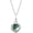 Rose Gold, variant on Round Natural Moss Agate Necklace, Leaf Charm Pendant Jewelry, Handcrafted Moss Agate Necklace Birthday Gift For Her With Chain Sterling Silver