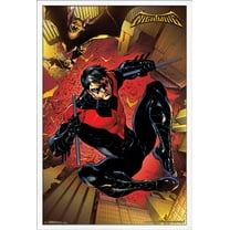 DC Comics - Nightwing - Jump Wall Poster, 22.375" x 34", Framed