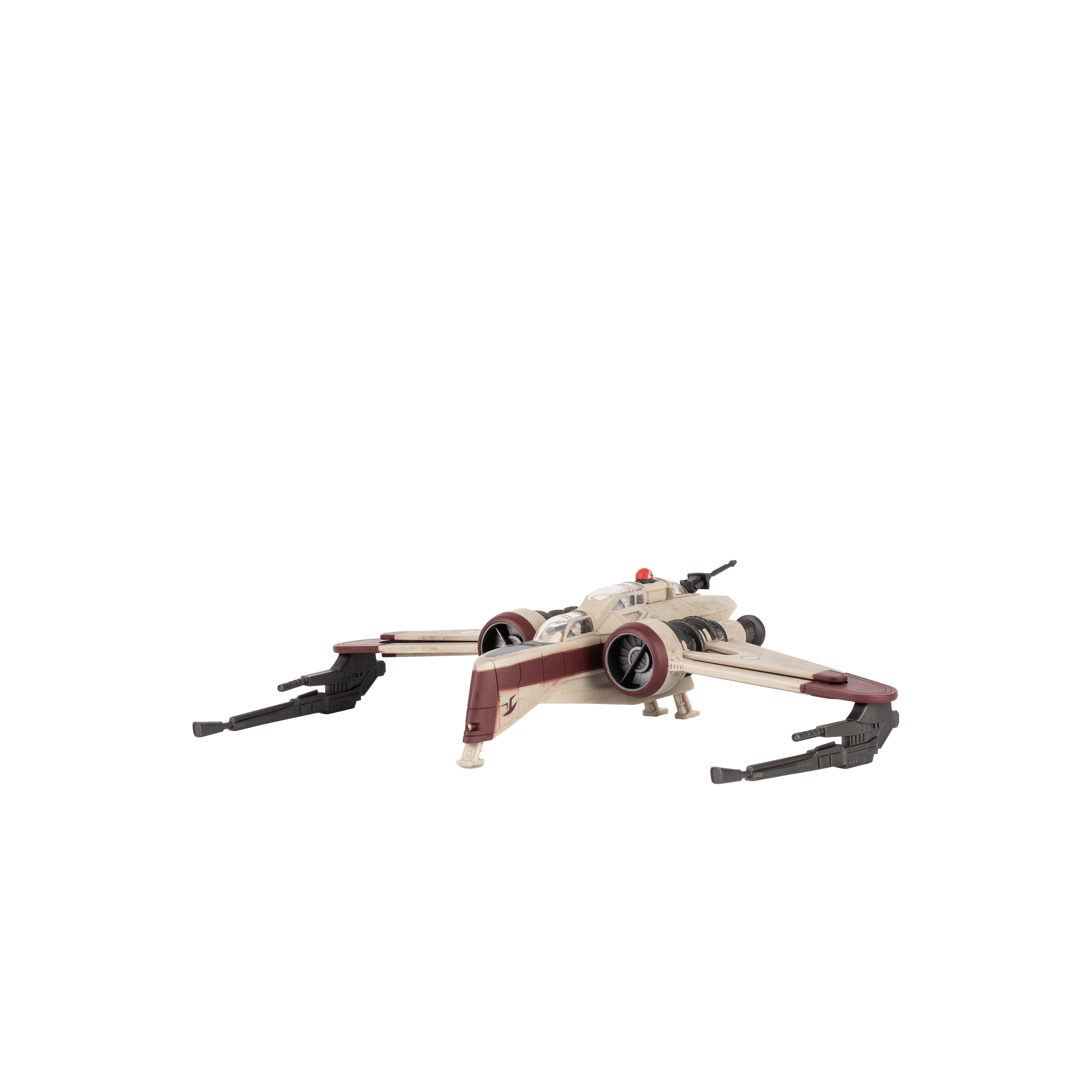 Star Wars Micro Galaxy Squadron ARC-170 Starfighter - 8 inch Vehicle with 1 inch Micro Figure Accessories