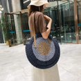 thumbnail image 5 of Bolso de paja para mujer, bolso de mano de paja tejido a la moda, bolso de hombro, bolso de mano Vintage, bolso de paja para la playa, bolso de paja tejido de verano JFHHH pequeña, 5 of 5