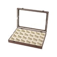 thumbnail image 4 of Caja organizadora de joyas multifunción, soporte de exhibición con forro suave, regalo, duradero, grande 24 tragamonedas jinwen Organizador de joyas, 4 of 8