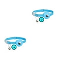 thumbnail image 1 of relayinert Collier Ras du Cou à Rayures Réfléchissantes pour Petits Animaux Accessoires de Remplacement pour Airtag Bleu 2ensemble, 1 of 6