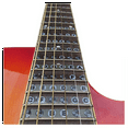 thumbnail image 4 of 2X Guitar Fretboard Note Decals Fingerboard Frets Map Sticker Fit 6 Strings Acoustic Electric Guitar(Black), 4 of 5