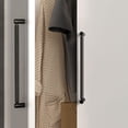 thumbnail image 5 of Goo-Ki 6 Pack 12.6''(320mm) Hole Center Matte Black Cabinet Pulls, Zinc Alloy Knurled Grip Cabinet Handles for Drawer,Dresser,Cupboard Wardrobe Cabinet, 5 of 7