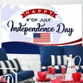 thumbnail image 7 of Utoimkio Memorial Day Backdrop Patriotic Holiday Flag Banner 4th of July Backdrop Decorations Independence Day Party Supplies for Home and Party,59×35 Inch, 7 of 7