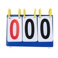 thumbnail image 1 of Scoreboard, PVC Waterproof 3-digit 4-digit Tabletop Score For Volleyball Basketball Table Tennis Set Score, 1 of 8