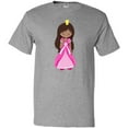 thumbnail image 3 of Inktastic African American Princess In Pink Dress T-Shirt, 3 of 5