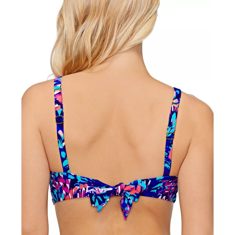 Floral Gables Ruffle Tie Back Bikini Set Floral Gables Ruffle Tie Back Bikini Set