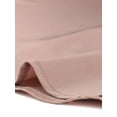 thumbnail image 5 of INSPIRE CHIC Women's Elegant Collar Blouse Short Sleeve Work Office Button Down Satin Shirt XS Dark Pink, 5 of 5