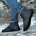 thumbnail image 5 of AUXDIQ Winter Boots Mens Ankle Walking Boots Warm Fur Lined Booties Outdoor Snow Boots, 5 of 5