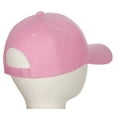 thumbnail image 2 of Classic 3D Raised Initial Letters A to Z Structured Baseball Hat Cap Adjustable, Pink Hat White Black Letter M, 2 of 4