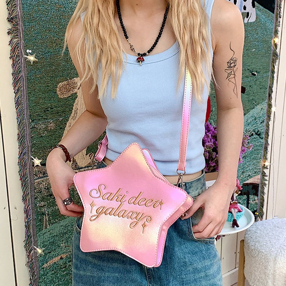 Vjnyvs Transparent Star Ita Mochila Shoulder Multi-function Bag Casual Backpack Japan Sweet Cool s Bags for Woman