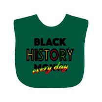 Inktastic Black History Month Every Day Boys or Girls Baby Bib