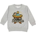thumbnail image 2 of Inktastic Christmas Baby Jesus Nativity Scene 'tis the Reason Toddler Sweatshirt, 2 of 4