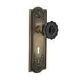 thumbnail image 6 of Nostalgic Warehouse Meacrb_Dd_Kh Meadows Solid Brass Rose Dummy Door Knob Set - Nickel, 6 of 6