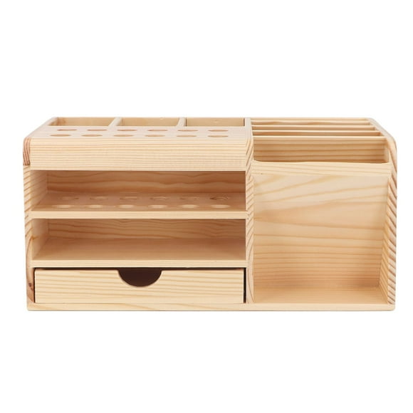 Tool Parts Box, Fine Workmanship Classified Storage Synthetic Wood Scratch Repair Tool Organizer For Studio
