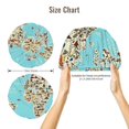 thumbnail image 5 of Logiee World Travel Line Icons Map Print Silk Bonnet Satin Bonnet for Sleeping Women and Men,Double Layer Hair Bonnet for Curly Braids Hair, 5 of 6