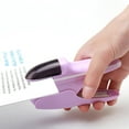 thumbnail image 6 of HeroNeo No Staples Nail Free Stapler Mini Cute Paper Book Binding Stapling Machine Stapleless Staplers Stationery Office Supplies, 6 of 19