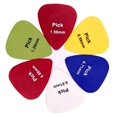 thumbnail image 4 of Púa de guitarra, 100 piezas Juego de púas de guitarra ABS Juego de púas de guitarra Altamente versátil, 4 of 8
