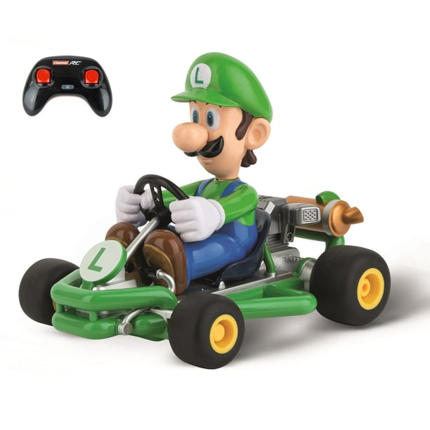 Coche a control remoto Carrera Mario Kart Luigi a escala 1:18