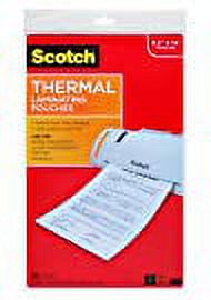 3M & Commercial Tape Div TP385625 Menu Size Thermal Laminating Pouches, 3 mil.
