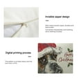 thumbnail image 6 of Yidarton Home Linen Christmas Theme Pillowcase Garland Pet Letter Pillow Case Cushion Cover, 6 of 7