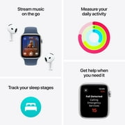 Apple Watch SE (2nd Gen) [GPS 40mm] Smartwatch with Midnight Aluminum Case with Midnight Sport Band - S/M