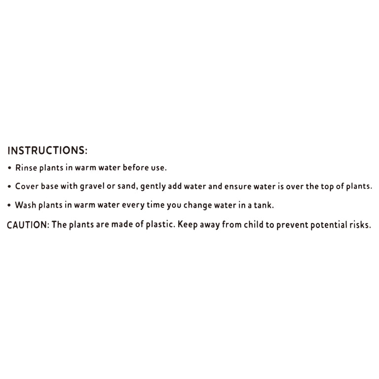 Vibrant Life 4-Piece Assorted Aquarium Plants Set photo 5