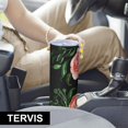 thumbnail image 6 of Rose 20 Oz Stainless Steel Skinny Tumbler – Vacuum Insulated Slim Travel Cup with Lid & Stainless Steel Straw, 360° Full Wrap Printed Tumbler for Home, Office & Outdoor Use, Spring, Floral, 6 of 6