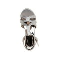thumbnail image 6 of Badgley Mischka formal Sandals High Heels (Big Kids), White, Size: 12, 6 of 7
