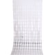 thumbnail image 1 of Nvzi Paquete de 2 cortinas de fondo de papel de aluminio de 39,37 x 78,74 pulgadas, serpentinas de oropel para decoración de fiestas de cumpleaños,fiesta de discoteca, color blanco, 1 of 4